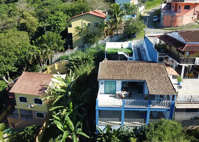 Casa Azul Da Cor Do Mar - Mangaratiba-Rj - Praia Brava - Aluguel Por Temporada